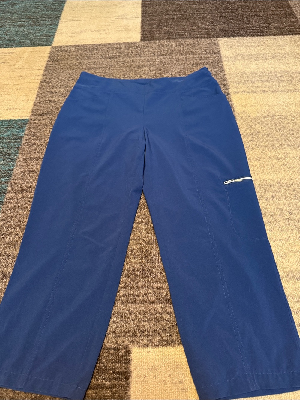 ZENERGY by Chico’s Navy Lightweight Ankle pants Chicos size 0 (US Size 4)